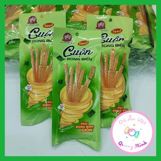  Bán sỉ Snack Cuộn rong biển Ba Anh Em foods bịch 30 gói phủ rong biển giòn sụn  đồ ăn vặt cổng trường hot nhất 