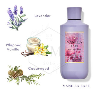 Moomoocos - Vanilla Ease Bộ sản phẩm xịt thơm lotion gel tắm Bath & Body Works Body Mist Body Wash fullsize