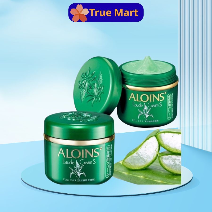 Kem Xanh Lô hội Aloins Eaude Cream, Kem dưỡng da lô hội Nhật Bản, dưỡng sáng da, ngừa lão hóa