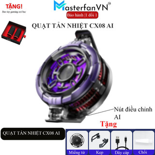  Quạt tản nhiệt điện thoại sò lạnh CX07 | CX08 làm lạnh nhanh không tụt fps khi chơi game pubg 