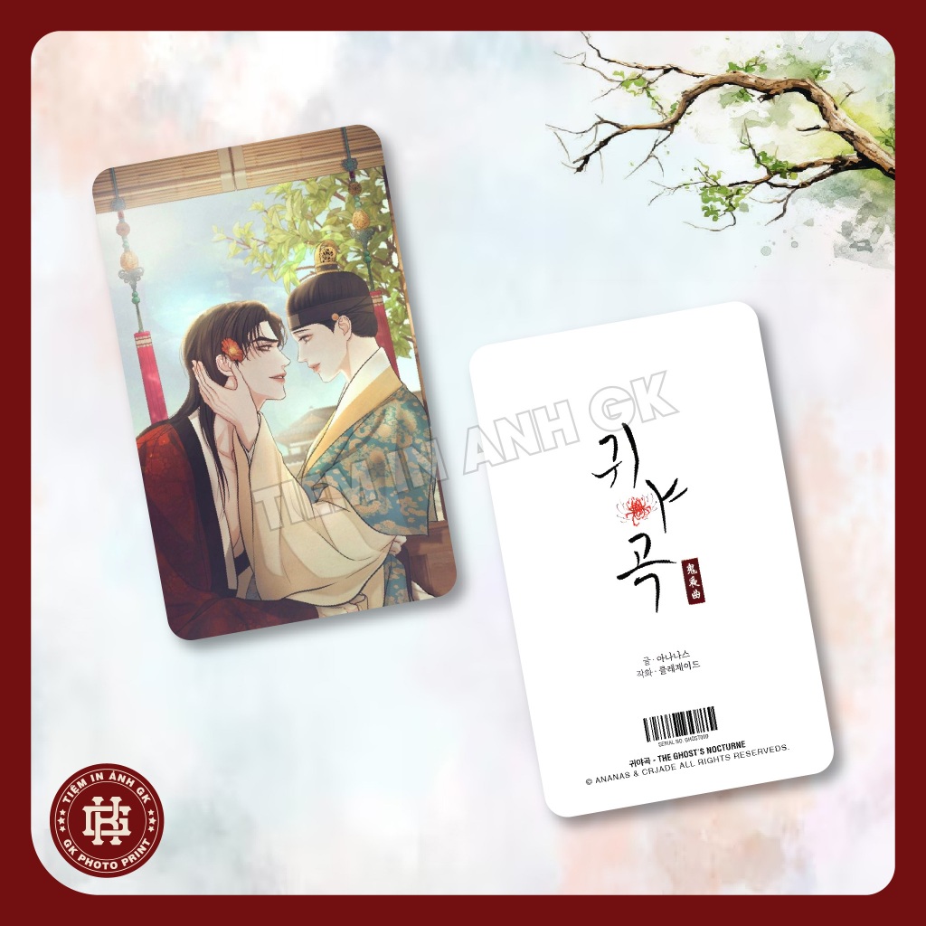 Photocard QUỶ DẠ KHÚC (P1) - THE GHOST'S NOCTURNE 귀야곡 - Size 5.5x9cm