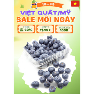 [Hỏa Tốc HCM] Việt Quất Mỹ/Peru/Nam Phi – Hàng Bay VIP – Trái To, Giòn Ngọt, Tươi Cứng