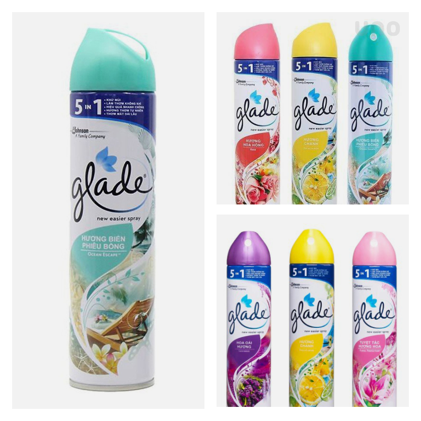 Xịt Thơm Phòng Glade 280ml (Nhiều Mùi) - Xịt phòng Glade