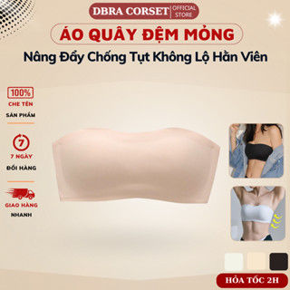 Áo Quây Ngực Su Đệm Mỏng 0,3cm DBRA Mềm Mát Quây Đai Bản To Chống Tụt Ôm Nâng AV.03