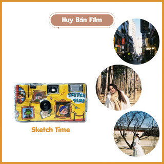   Huy Bán Film  Máy Ảnh Film Chụp 1 Lần Sketch Time 