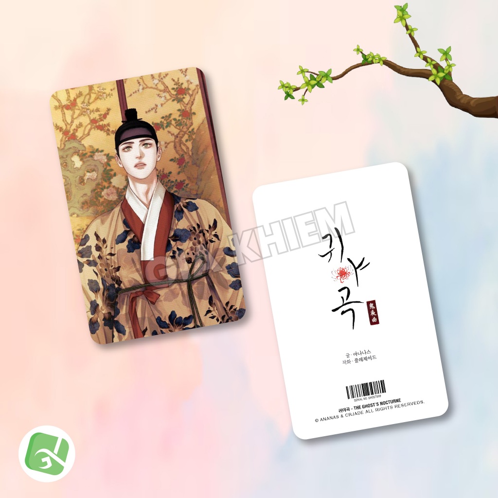 Photocard QUỶ DẠ KHÚC (P6) - THE GHOST'S NOCTURNE 귀야곡 - Size 5.5x9cm