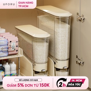Thùng gạo thông minh UFORU chống ẩm, côn trùng thiết kế mới 2025 tiết kiệm không gian - UF726