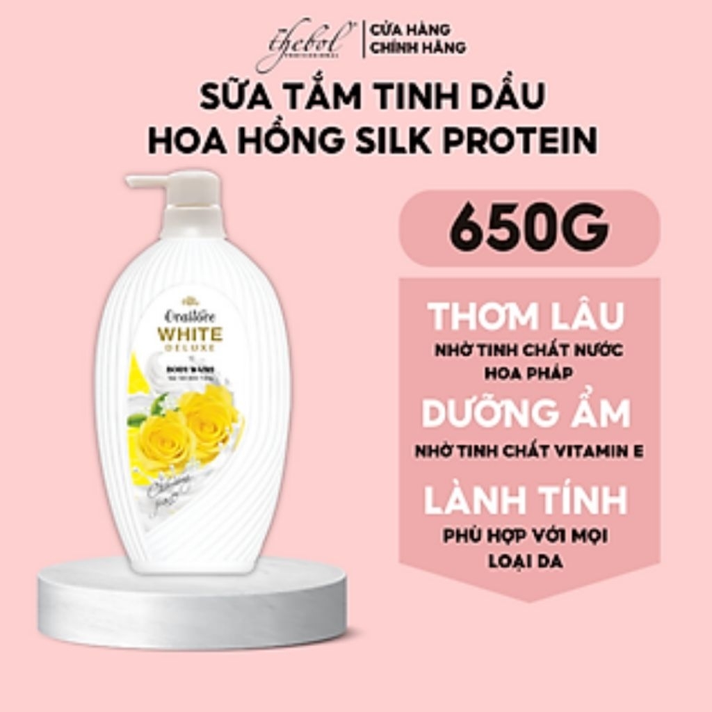 Sữa Tắm Tinh Dầu Hương Nước Hoa Pháp Ovailove 650G "Thebol"