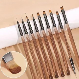 Bộ cọ 9 cây, vẽ móng , vẽ mặt chibi, tô tượng đất sét DIY