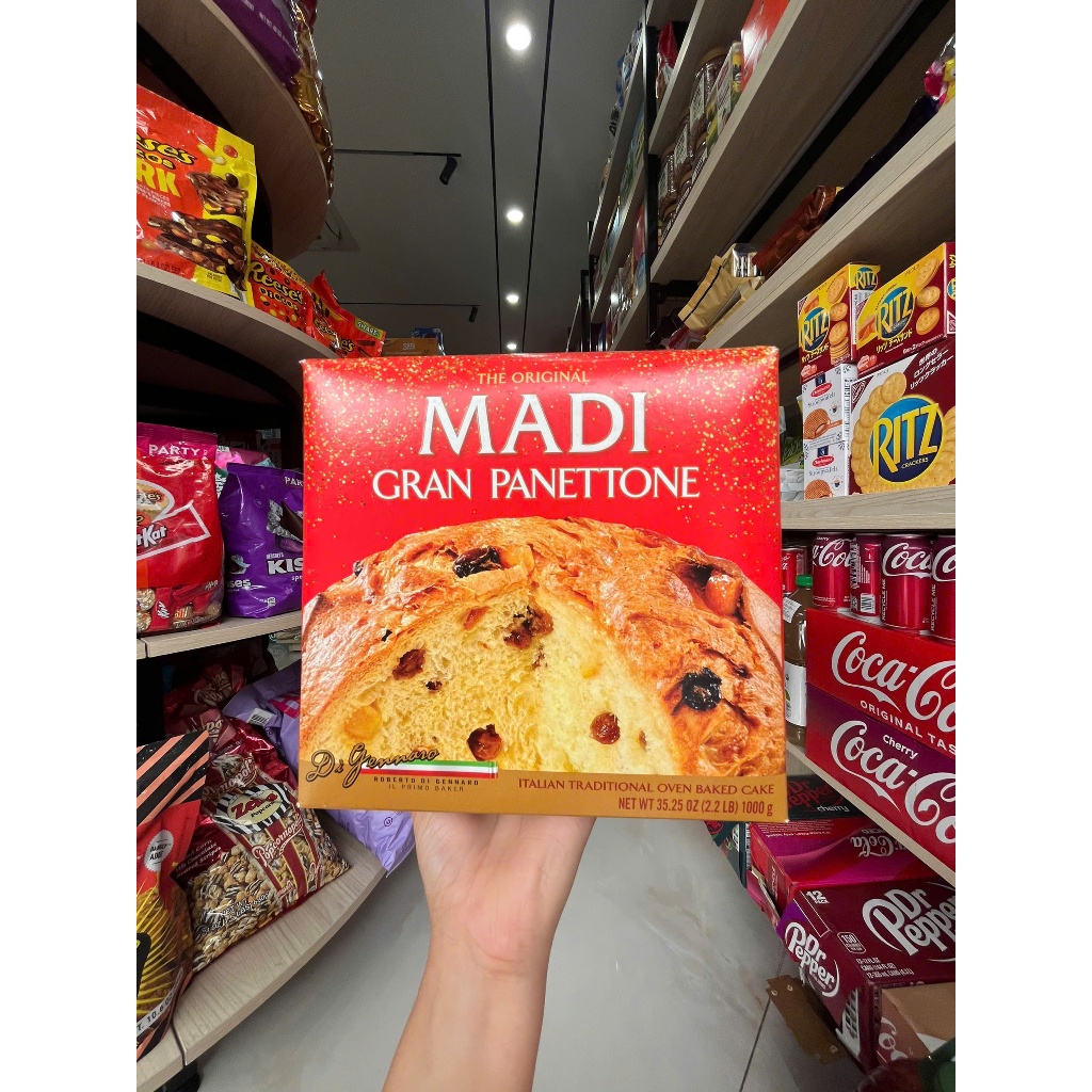 BÁNH MADI GRAN PANETTONE 1KG CỦA Ý