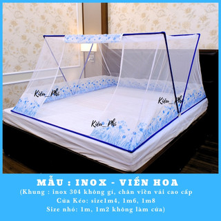 Màn ngủ xếp thông minh - màn mùng chụp tự bung khung xếp gấp gọn dễ dàng người lớn