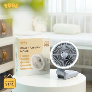 [Tobé] Quạt tích điện MONIE TOBÉ 7200 Mah chính hãng, an toàn bảo hành 6 tháng