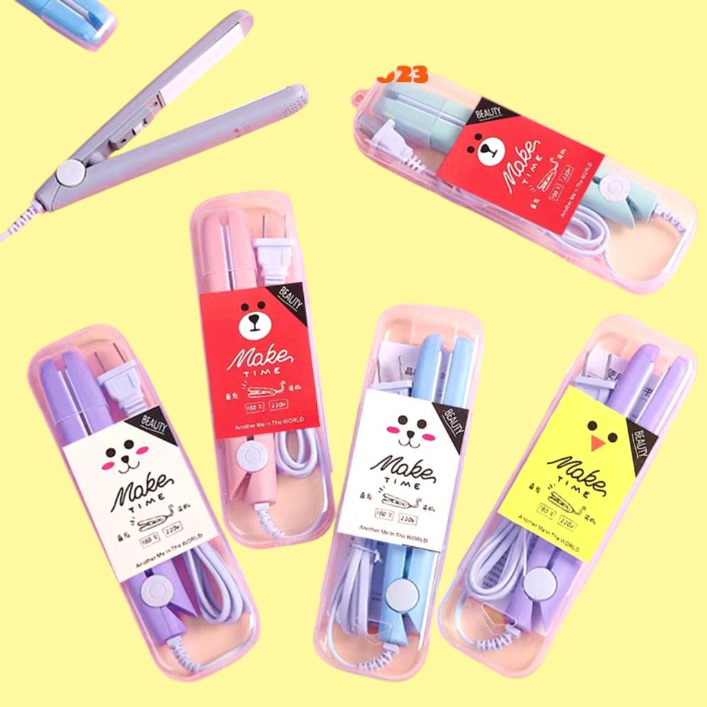 Máy Là Tóc, Ép Tóc, Duỗi Tóc Mini Cute 20w [Siêu Rẻ]...