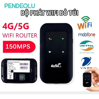 PENDEOLU WiFi di động 4G/5G 150Mbps, bạn có thể tận hưởng WIFI tốc độ cao sau khi lắp thẻ SIM hỗ trợ tất cả các nhà mạng