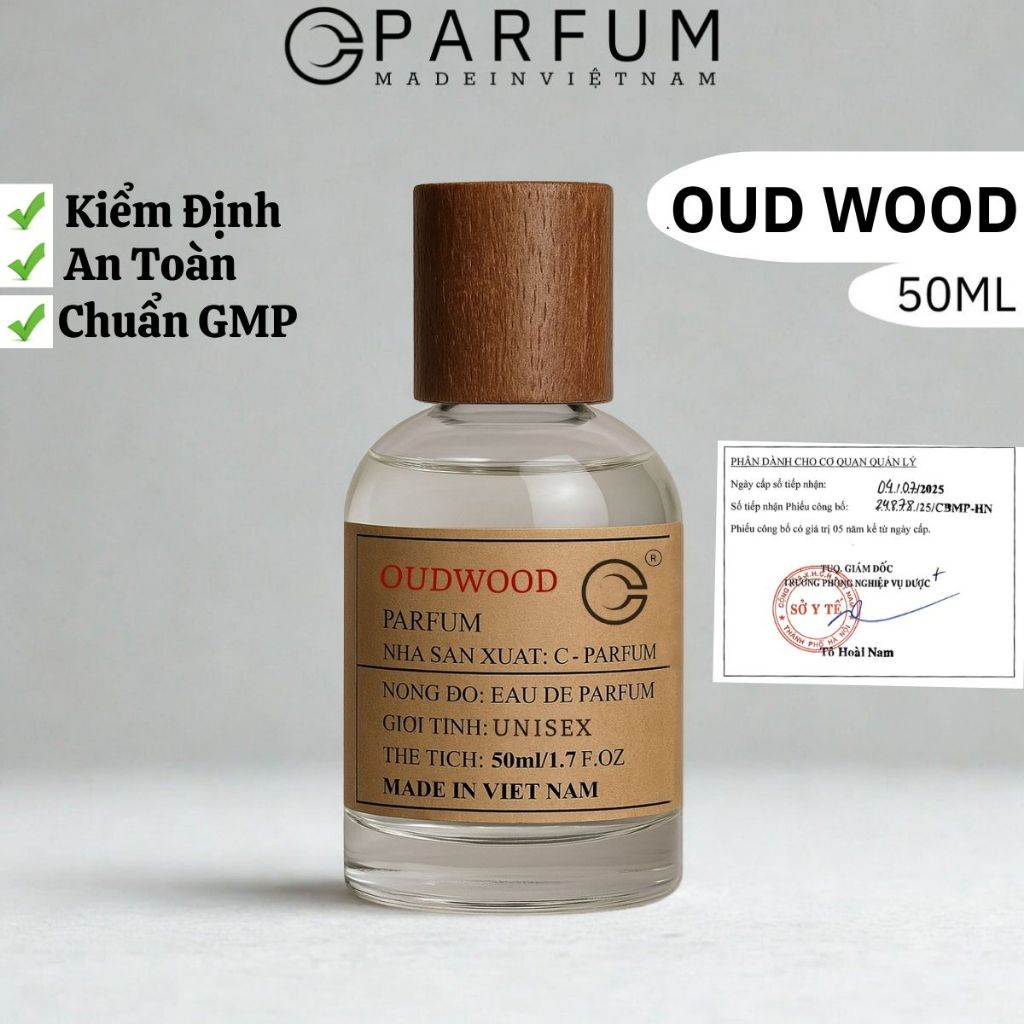 Nước Hoa TF Oud wood 50ml | Chính Hãng C-Parfum | thơm lâu | hương gỗ trầm ấm - đẳng cấp - bí ẩn
