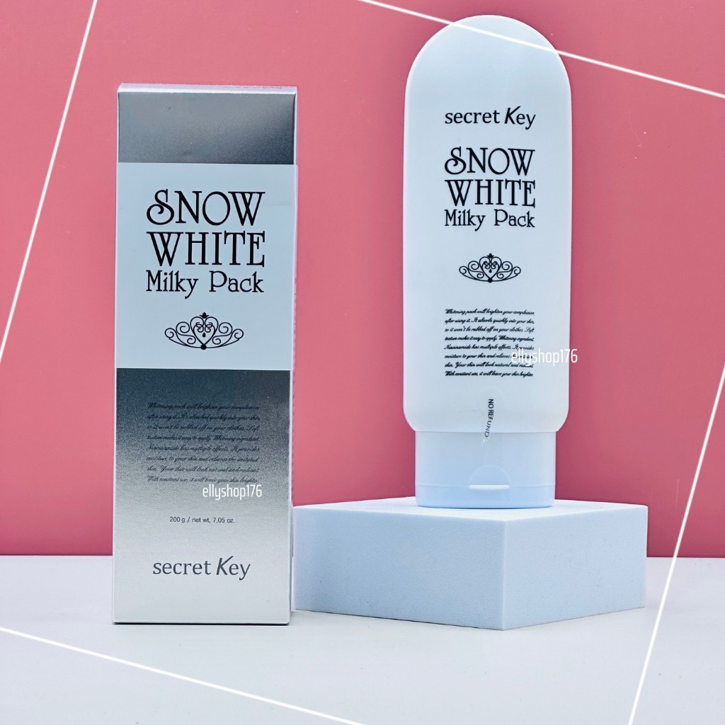 Kem Tắm Trắng Secret Key Snow White Milky Pack - Ellyshop176