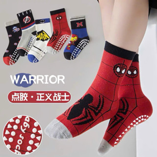  Set 5 Đôi Tất Chống Trơn Trượt Siêu Nhân BatMan Cho Bé Từ 1-8 tuổi Co Dãn 4 Chiều Thấm Hút Mồ Hôi te103 LILIRIA 