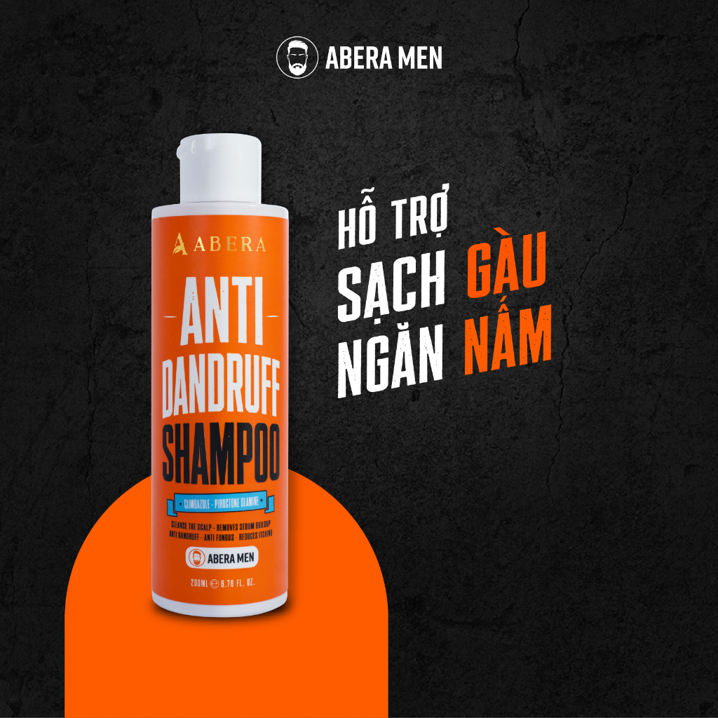 [HÀNG TẶNG KHÔNG BÁN] Dầu Gội Giảm Gàu, Ngứa, Làm Sạch Da Dầu Abera Men 200ML