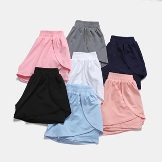 Quần Đùi Short Thể Thao Nữ Trơn 2 Lớp Có Túi Trong Tập Gym, Pickle Ball, Yoga Nữ thiết kế xẻ bầu