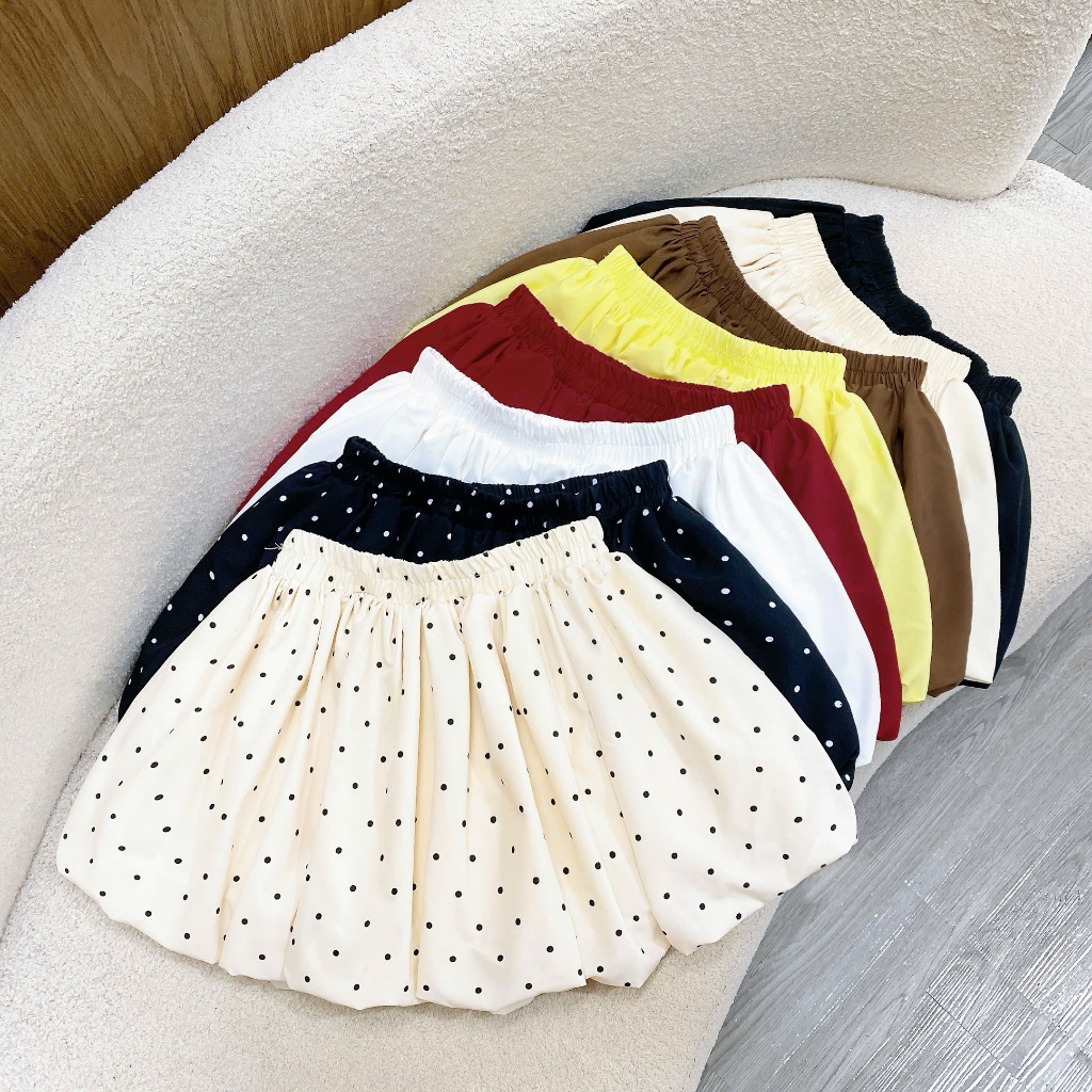 Chân Váy Bí Bigsize Nữ Dáng A Bồng Xòe Kẻ Caro (Có Lót) Xinh Cá Tính Năng Động 50-100kg | BigBuy360 - bigbuy360.vn