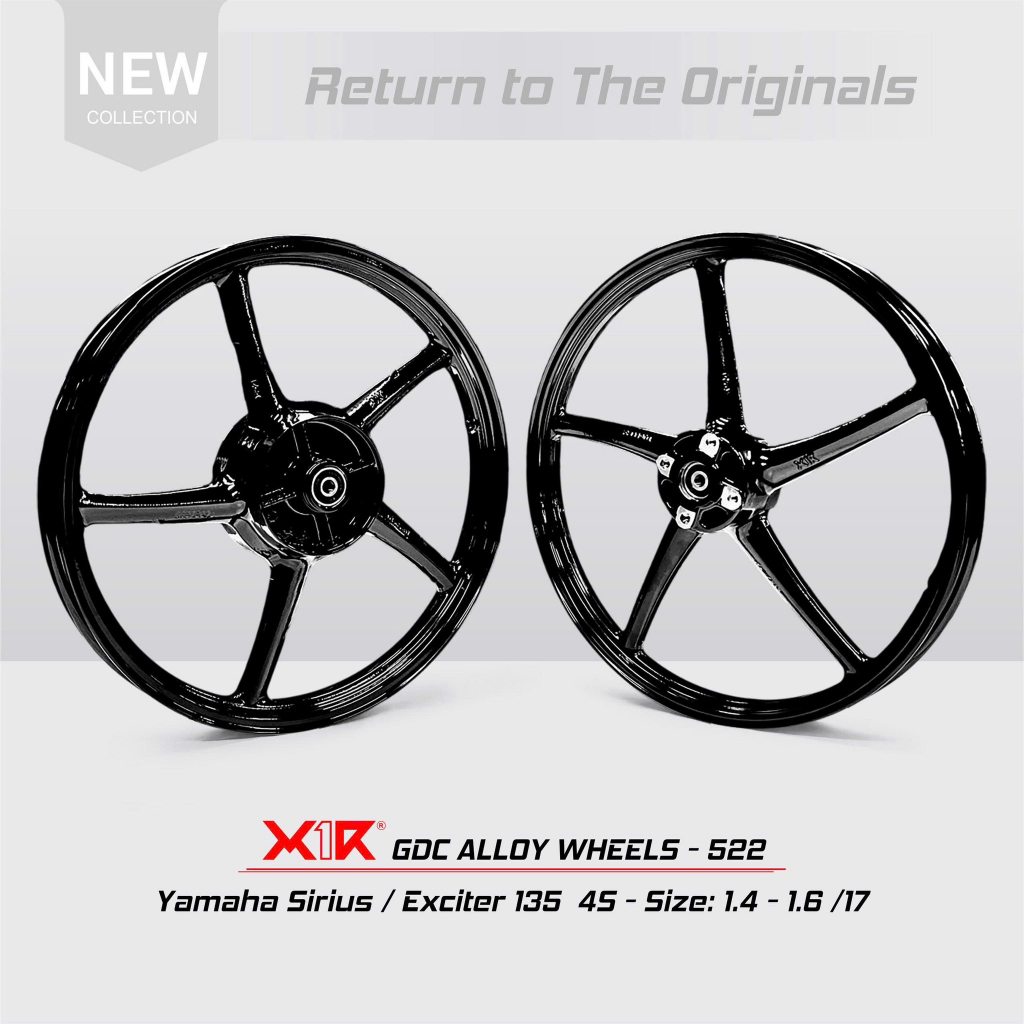 Mâm 5 cây CHÍNH HÃNG Enkei - GẮN CHO DÒNG SIRIUS EX135 4S . lắp sirius, ex2010, EX135, EX150 , Sonic, Raider, Winner