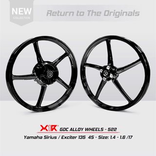 Mâm 5 cây CHÍNH HÃNG Enkei - GẮN CHO DÒNG SIRIUS EX135 4S . lắp sirius, ex2010, EX135, EX150 , Sonic, Raider, Winner