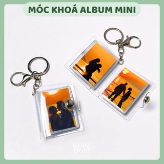  Móc khoá album trong suốt đựng ảnh - Cuốn album mini - Quà tặng Wiwi print 
