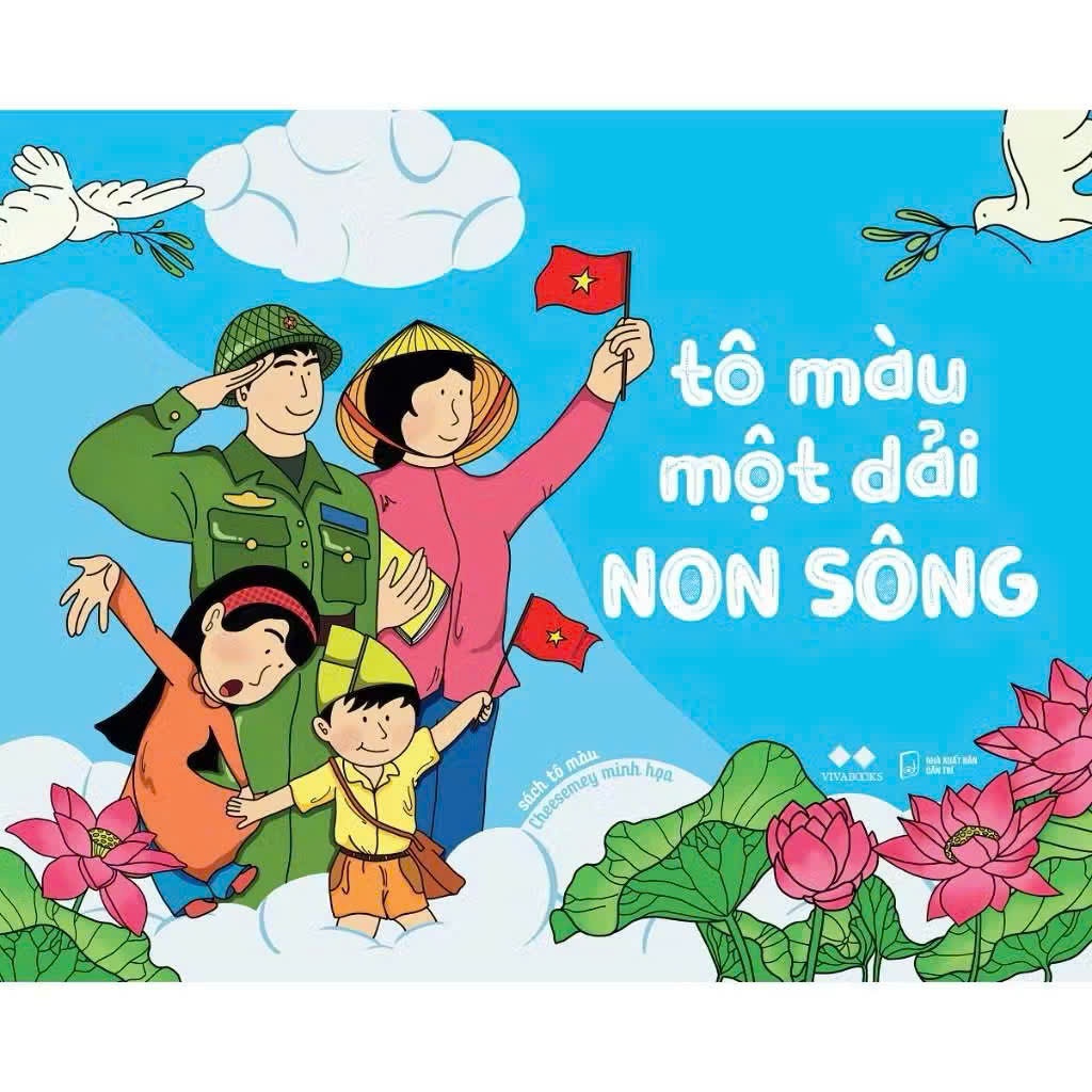 Sách - Tô Màu Một Dải Non Sông - Az Việt Nam