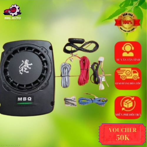 Loa Trầm Bass Gầm Ghế Ô TÔ Sư Tử MBQ - 8inch.Chính Hãng, Bảo Hành 12th