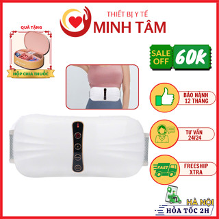 Máy massage giảm mỡ bụng BM-B45, đai massage bụng kết hợp nhiều chế độ massage và nhiệt giúp đánh tan mỡ bụng