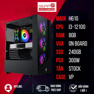   FULL VAT  Bộ máy tính PC H610M | i3 12100 | 8GB Mới 100% - Bảo hành 36 Tháng 
