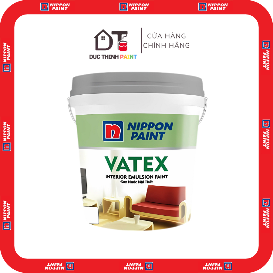 Sơn Nước Nội Thất Nippon Vatex Kinh Tế 5L 18L Nội Thất Giá Rẻ Mịn Màu Đẹp Chính Hãng Nippon Paint