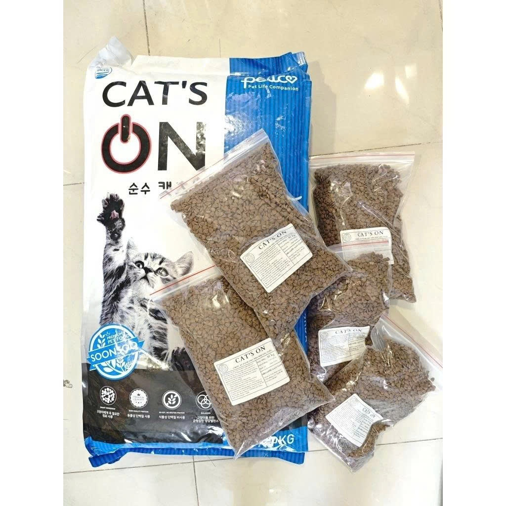 Combo 5kg hạt CAT'S ON 5KG Hàn Quốc cho mèo con và trưởng thành