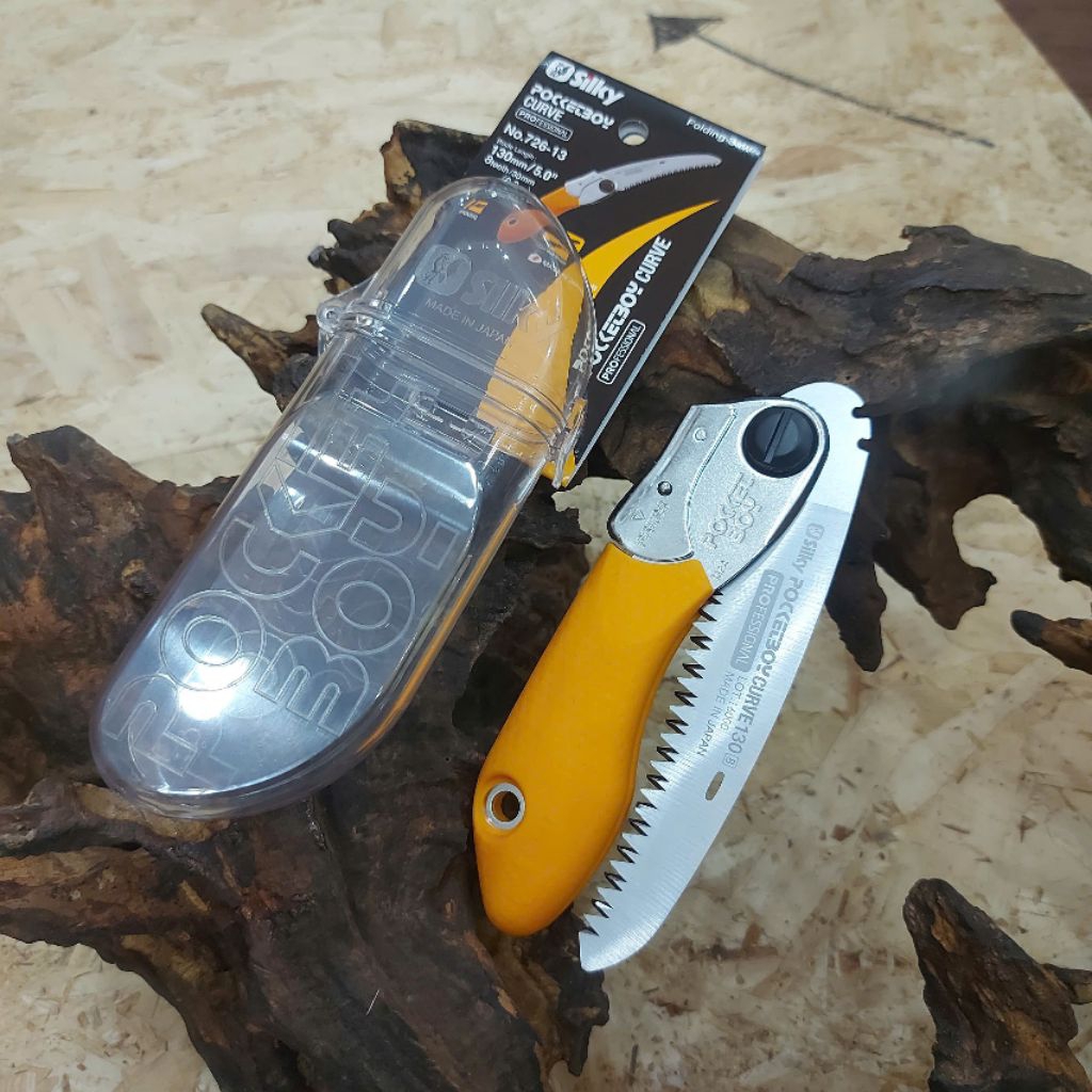 Cưa Silky Pocketboy lưỡi cong cán vàng 13cm  No.726-13