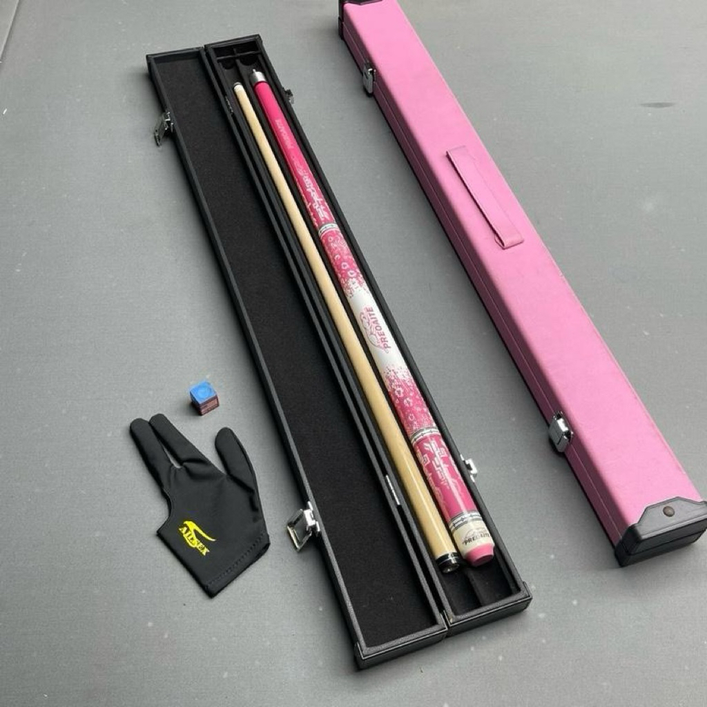 [3CN] Combo cơ bida PREOAITE PINK POISON đã lên tẩy kính trợ lực