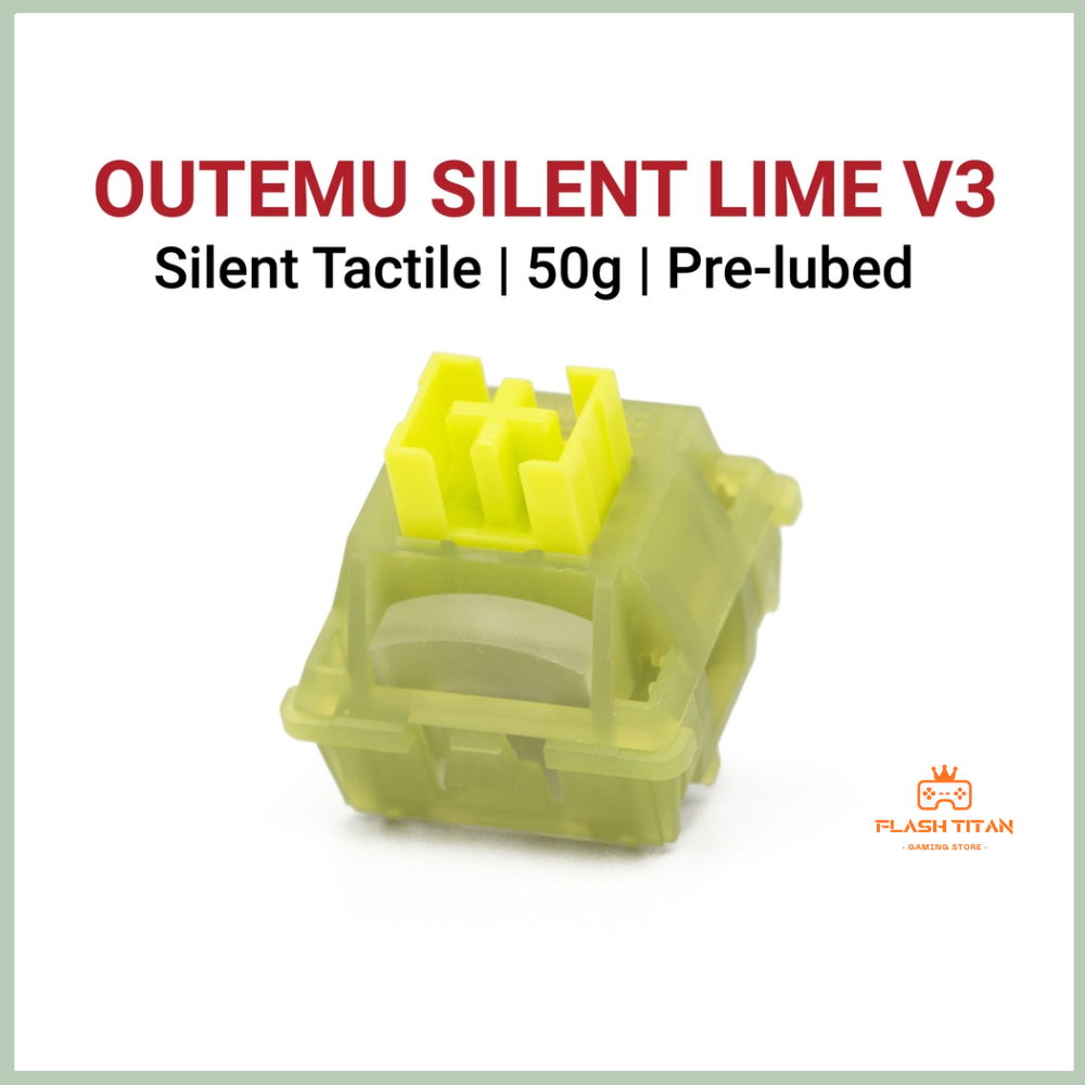 Switch Outemu Silent Peach V3 - Không gây tiếng ồn - lực nhấn 45g - 5pin | BigBuy360 - bigbuy360.vn