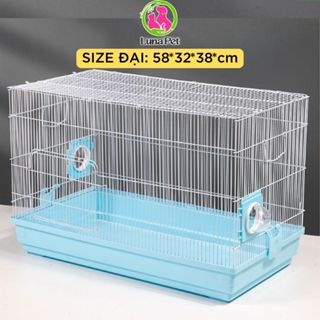 Lồng chuột hamster size ĐẠI 58*32*38cm, Chuồng hamster không phụ kiện Luna Pet LH10