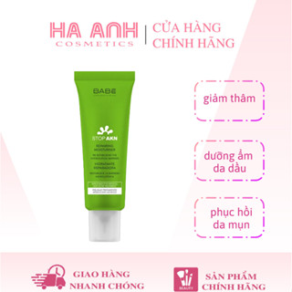  Kem Dưỡng Ẩm Phục Hồi Cho Da Mụn Laboratorios BABE Stop AKN Repairing 50ml 