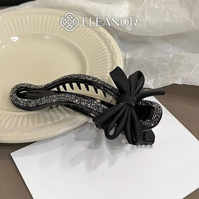 Kẹp tóc nữ Eleanor Accessories đính đá phụ kiện tóc kẹp tóc nơ tiểu thư 10251