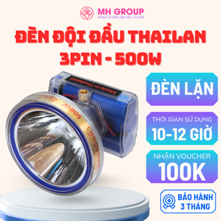 N-light Đèn Pin Đội Đầu Thái Lan 3 Pin 500W - Chống Nước, Đi Lặn, Đi Rừng