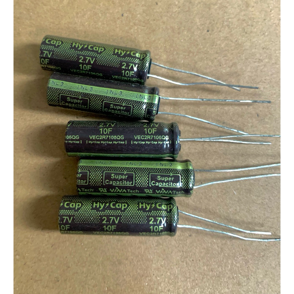 (5con)Siêu tụ điện HyCap 2.7v 10F hàng chất lượng tốt