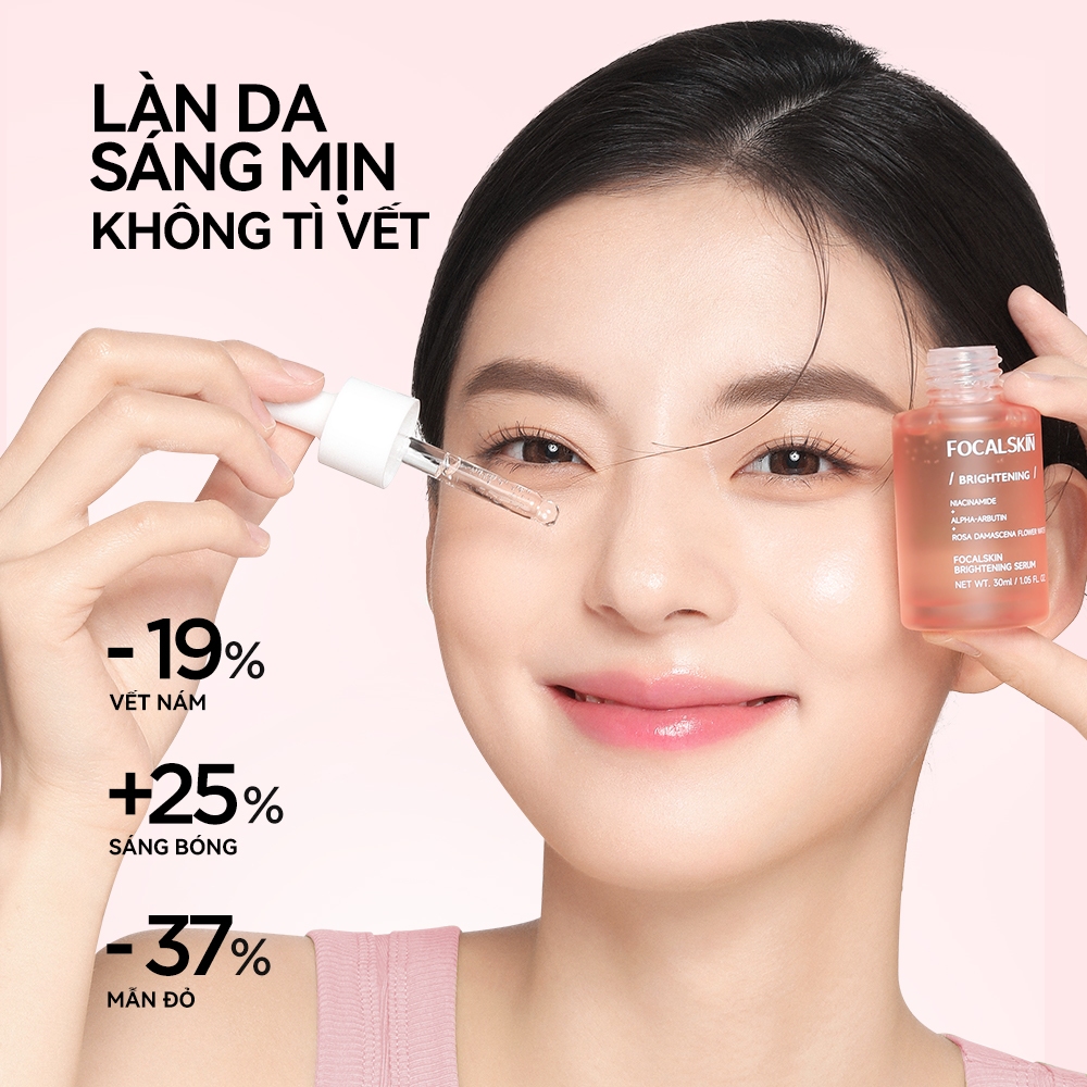 FOCALSKIN Serum Dưỡng Trắng Da Mờ Thâm Mụn Gấp Đôi Vitamin C + Niacinamide B3 +  Alpha Arbutin 30ml | BigBuy360 - bigbuy360.vn