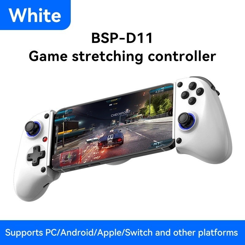Tay Cầm Game Bluetooth D11 Không Dây – Gamepad đa nền tảng PC/Android/iOS/PS3/PS4/Switch, có rung cho điện thoại