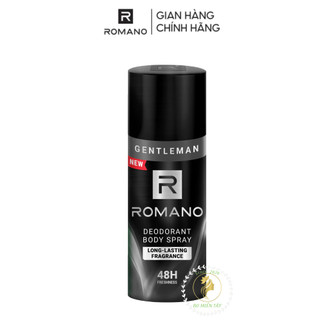 Combo Xịt Khử Mùi Toàn Thân Romano Gentleman 195ml – Hương Nước Hoa Lịch Lãm, Lưu Hương Lâu