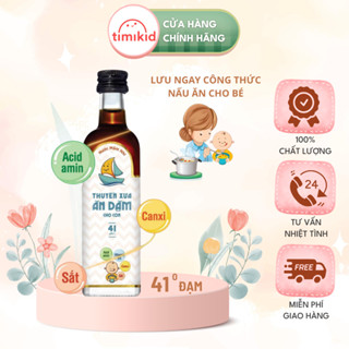 [CHÍNH HÃNG] Nước mắm ăn dặm cho bé Thuyền Xưa gia vị ăn dặm cho bé, nước mắm nhĩ Thuyền Xưa - 41 Độ Đạm