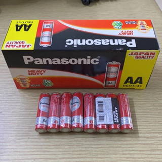  Pin tiểu AA Panasonic R6DT 4S - Hộp 60 viên pin - Made in Indonesia - Pin 2A Panasonic màu đỏ 1.5V 