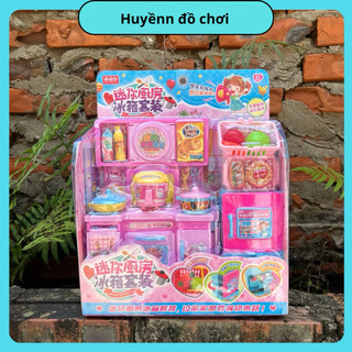  Đồ Chơi Nhà Bếp Mô Phỏng Nồi Cơm Điện Tủ Lạnh Đồ Dùng Nhà Bếp Mini Đồ Chơi Nấu Ăn Mã 1368-16 