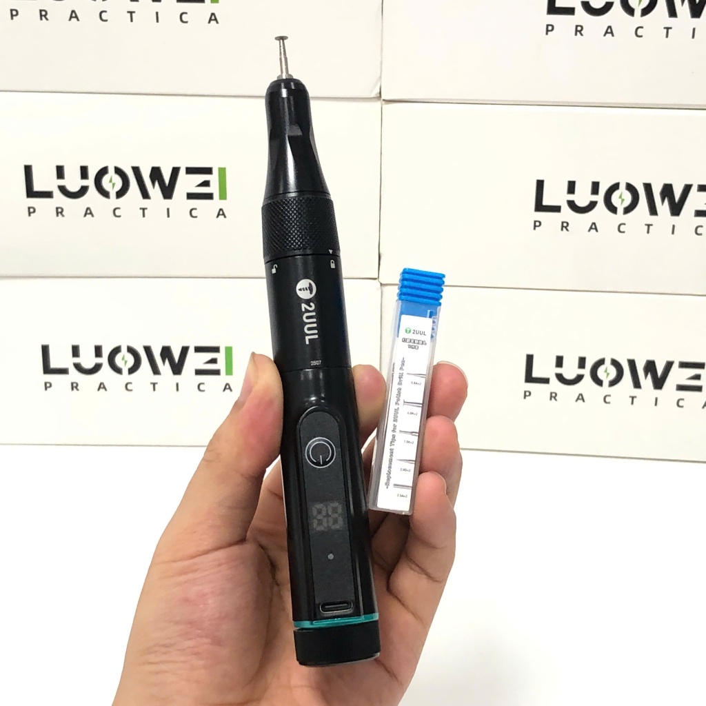 Máy Mài Mini 2UUL DA84 – Mài IC, Cắt Viền Camera – Bản Mới Màu Đen | LPK Mobile