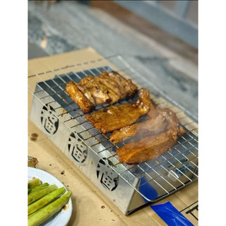 Lò Nướng Than Ngọc Hiển Inox 201 – Kèm Vỉ Nướng – BBQ Nhỏ Gọn Tiện Dụng