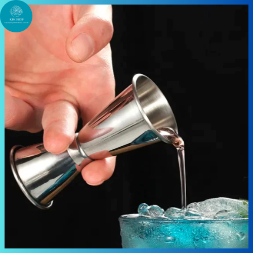 Zigger pha chế cocktail, ly đong 2 đầu inox SUS304 cao cấp dung tích 15/30cc , 30/45cc, 30/60cc